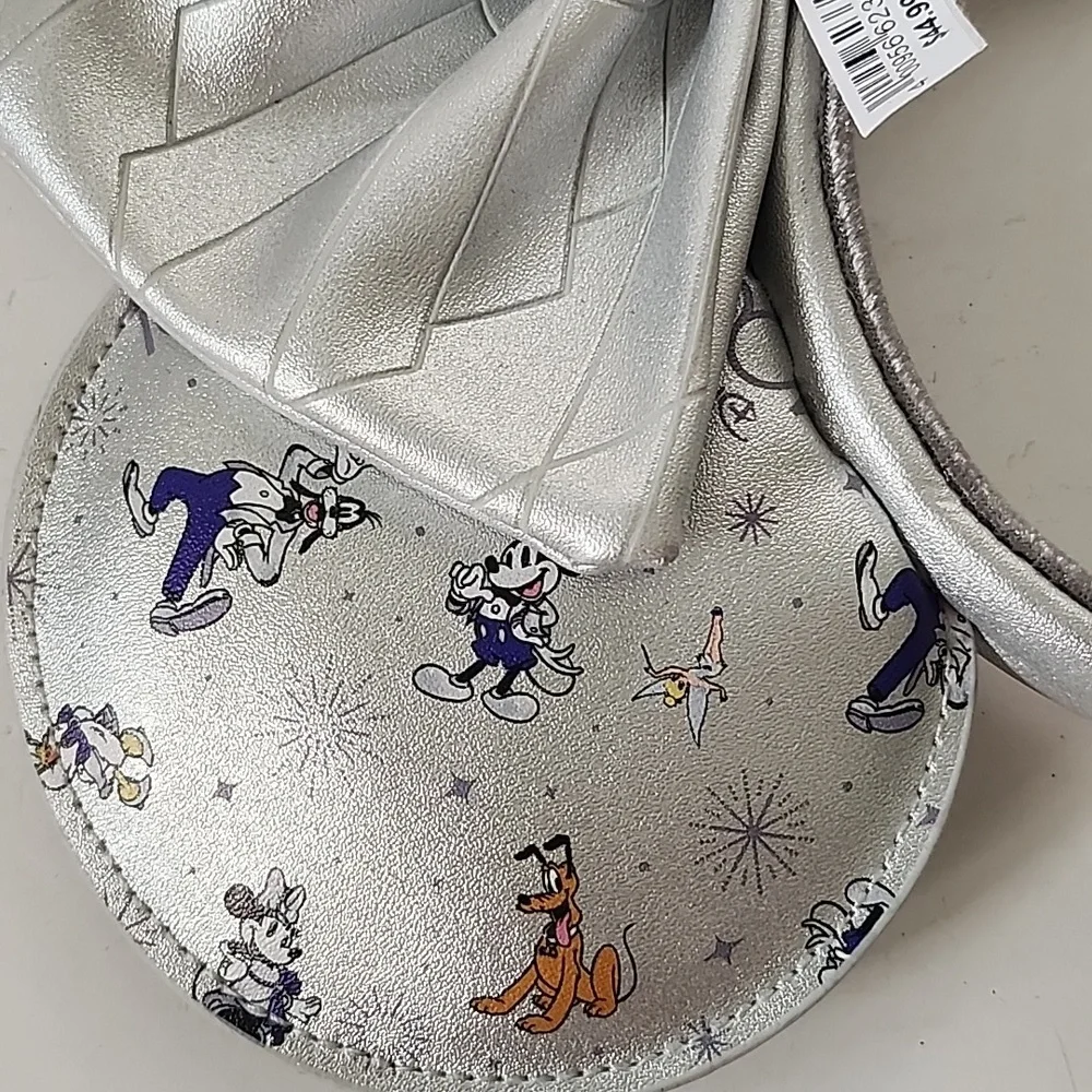 Disney Park 100 years Mickey Ears Silver headband - Picture 7 of 8